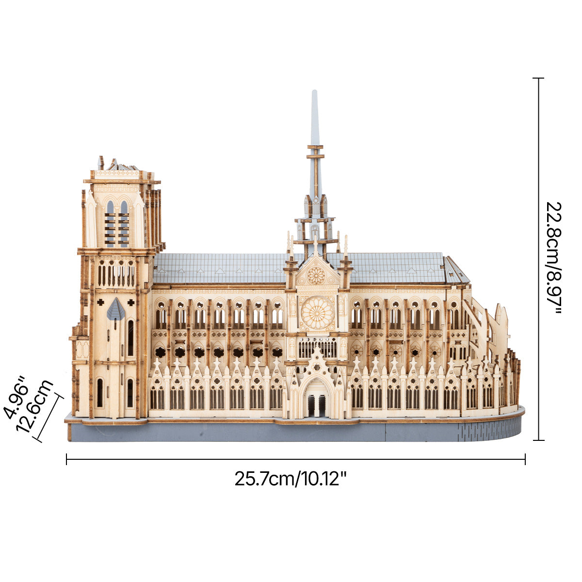 Rowood Paris Cathedral TG511 - 3D Wooden Architecture Model Kit