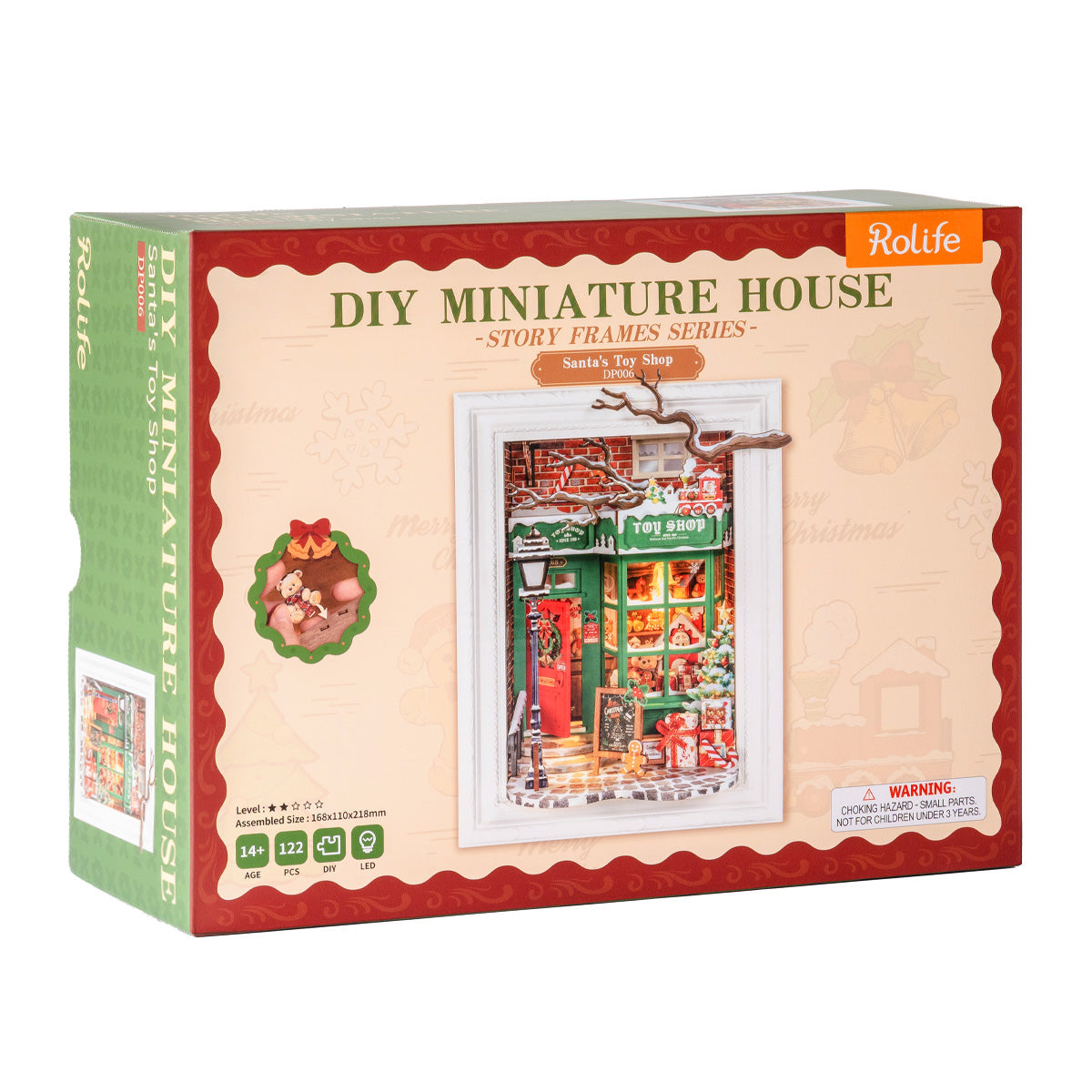 Rolife Santa's Toy Shop 3D Wooden Puzzle DP006 | Robotime