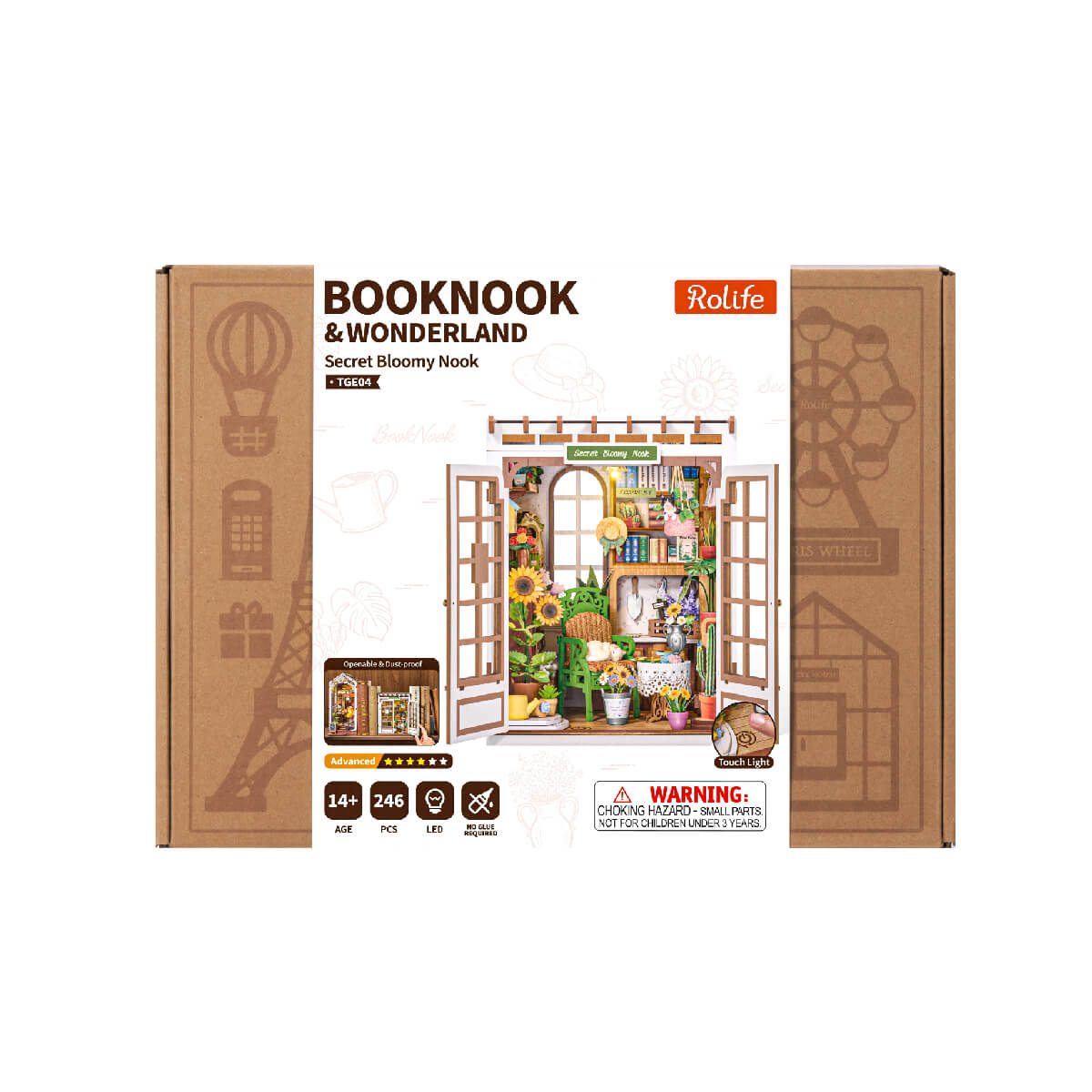 Rolife Secret Bloomy Nook DIY Book Nook TGE04 | Robotime