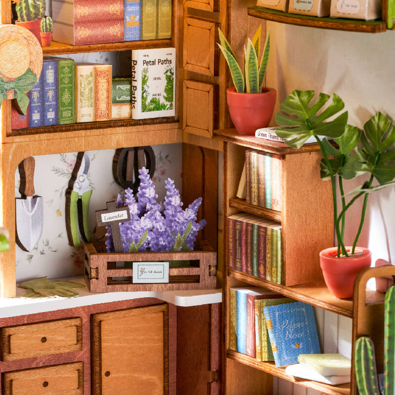 Mini-Gartenbibliothek