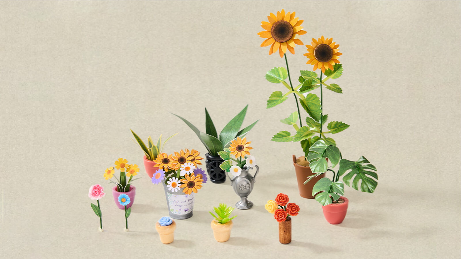 20+ Blumen-Requisiten