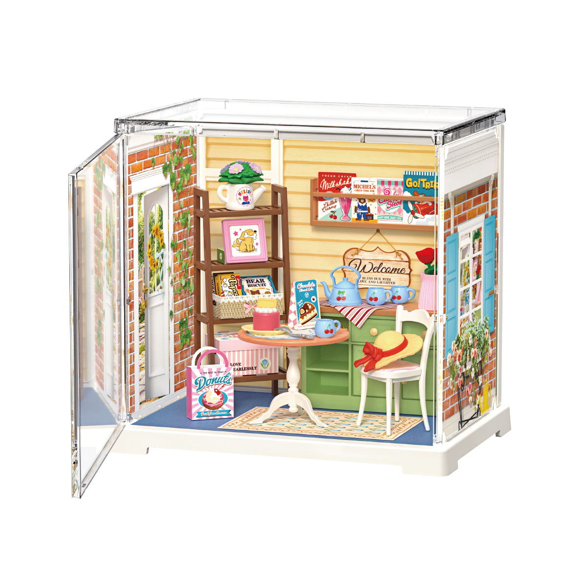 Rolife Sunshine Sip Porch DIY Miniature House DWS07B | Robotime