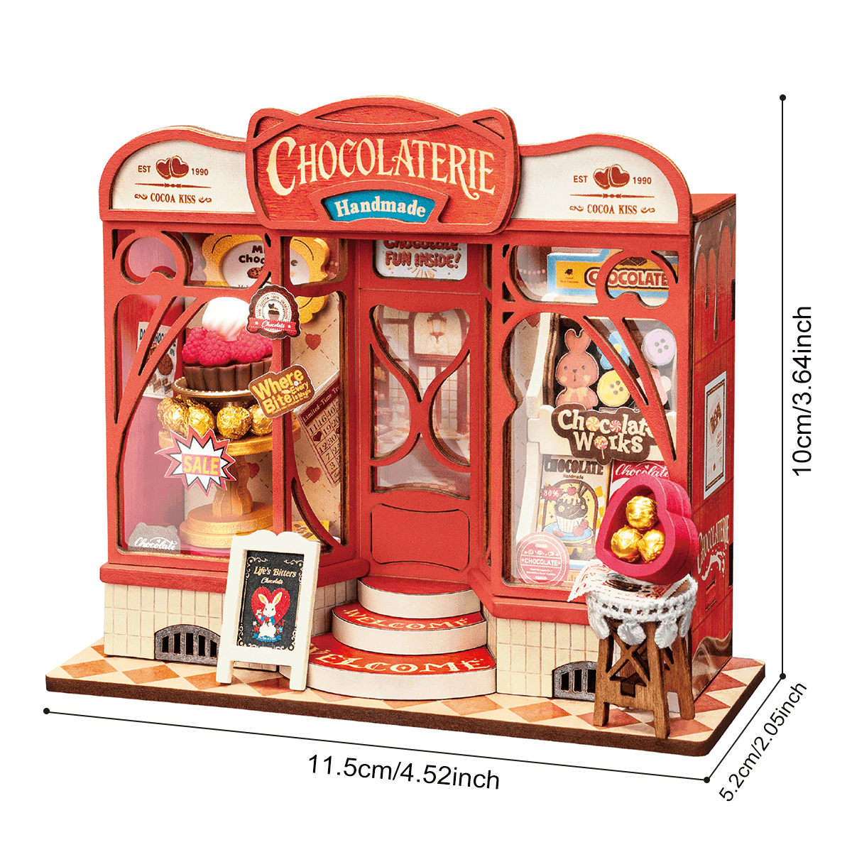 Rolife Sweet Chocolate Shop DIY Miniature House DS046