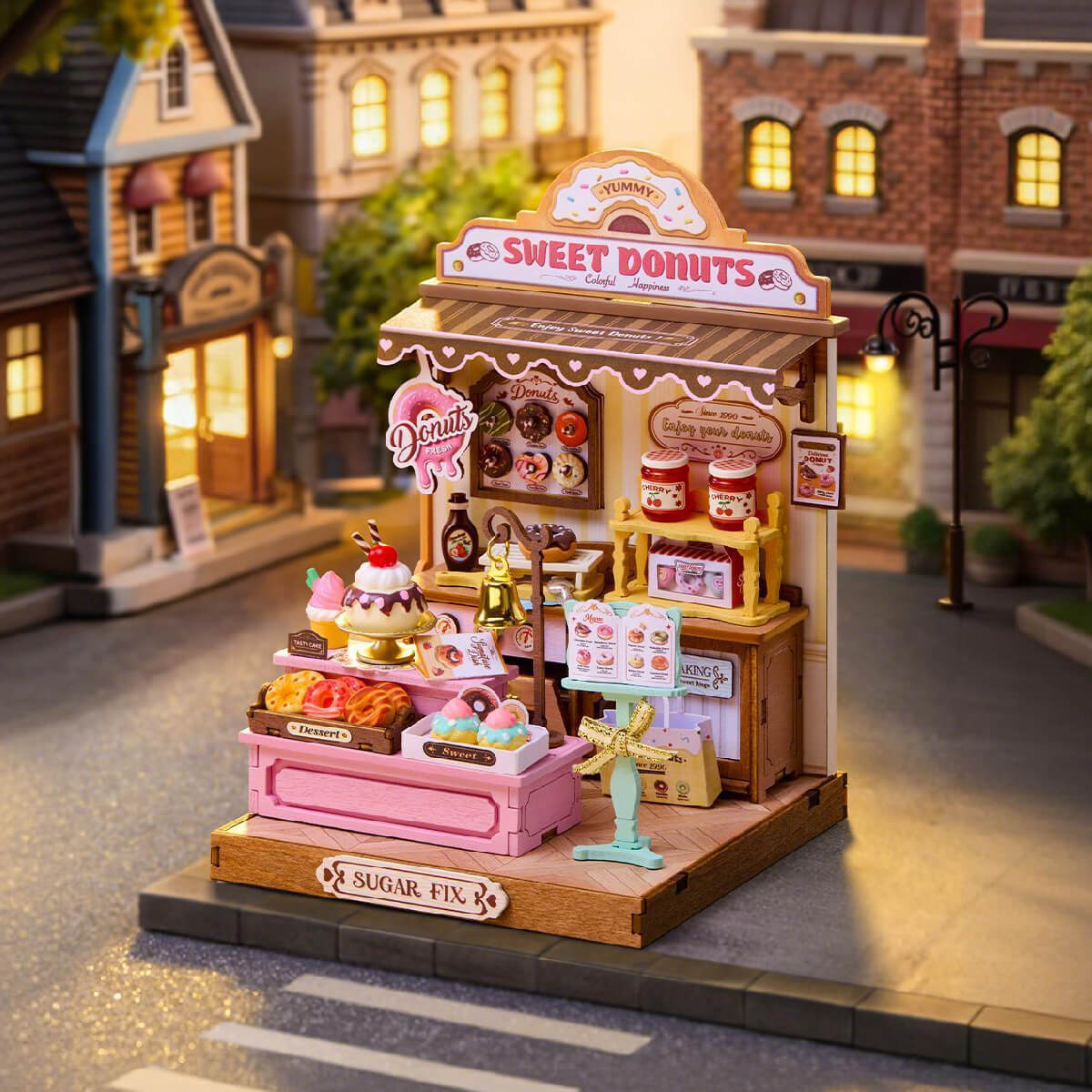 Rolife Sweetie's Donut Shop DIY Miniature House DS051