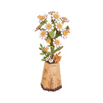 Rowood Chamomile DIY Wooden Flower 3D Puzzle TW061, 3D wooden DIY flower puzzle, front product view
