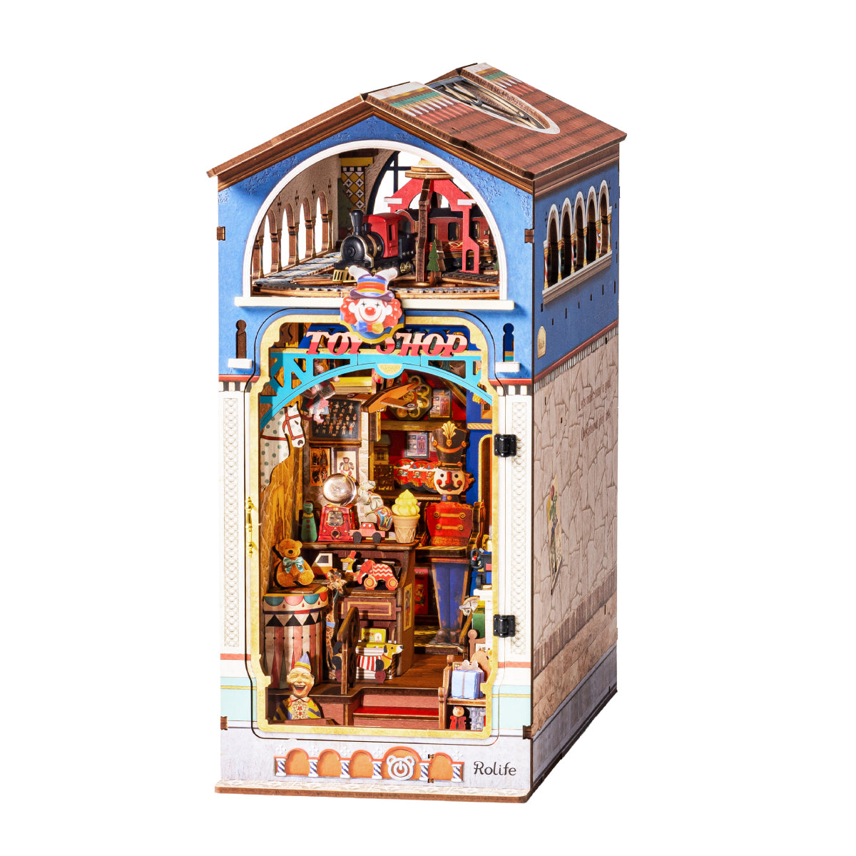 Treasure Toy Shop DIY Book Nook finished product white background image