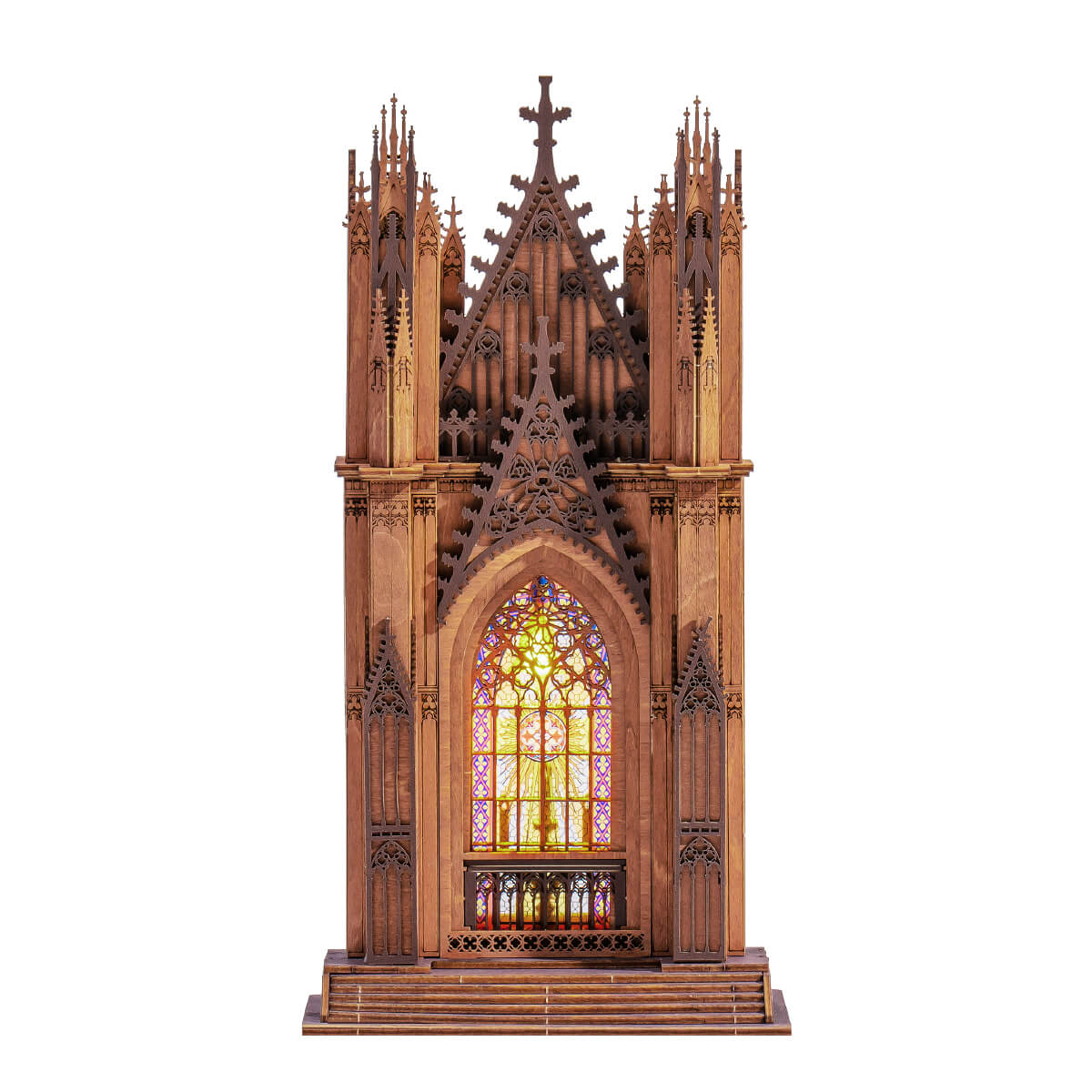 Cathedral 10セット Rolife Twin-Tower Cathedral 3D Wooden Puzzle TGA01 | Robotime