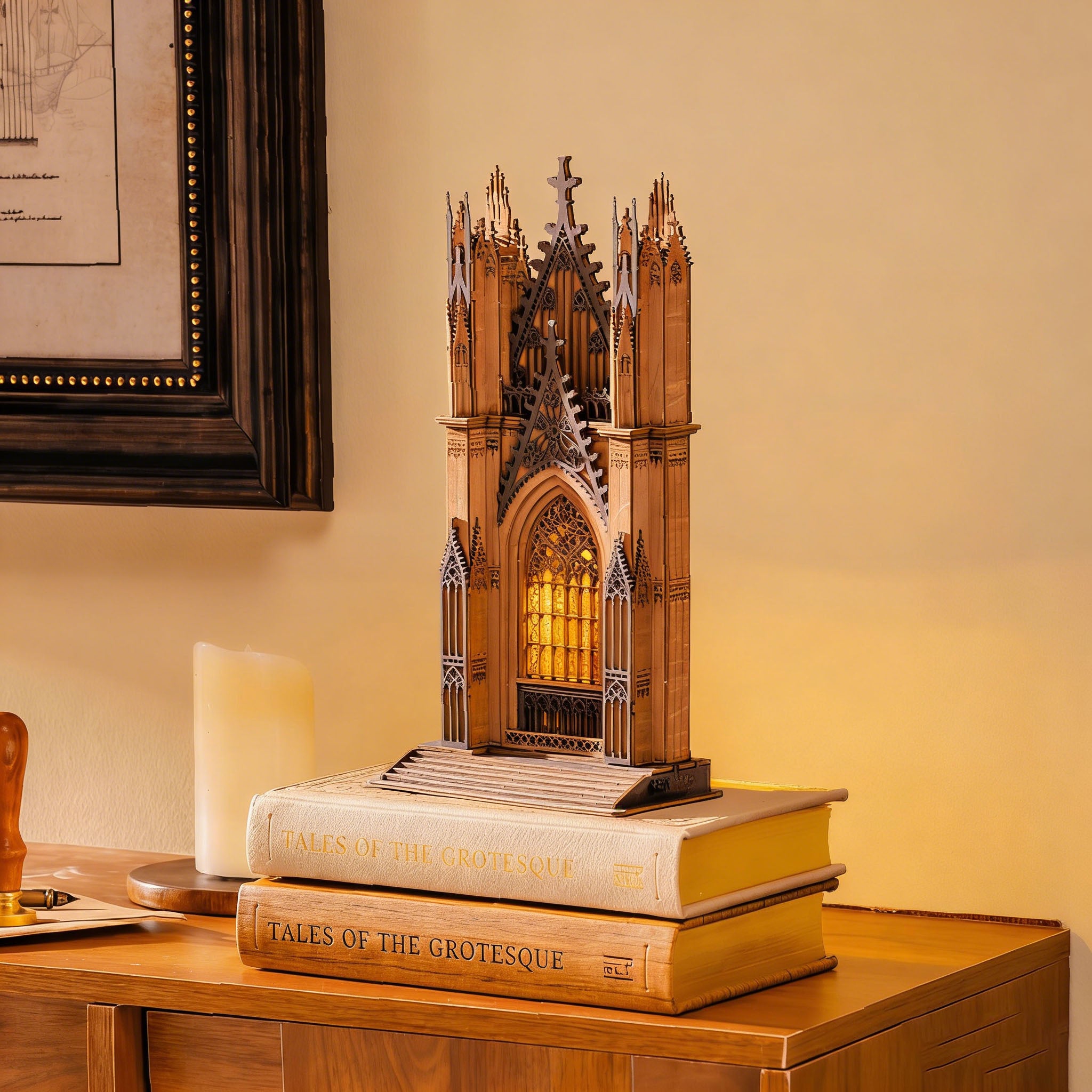 Rolife Twin-Tower Cathedral 3D Wooden Puzzle TGA01