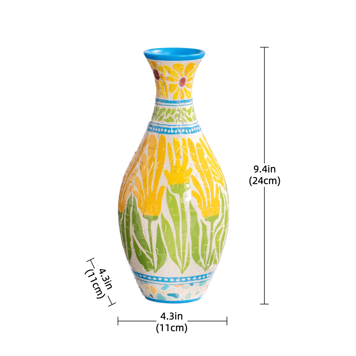 Robotime Puzzle Vase Summer Blossoms Sunset Mosaic VAS001