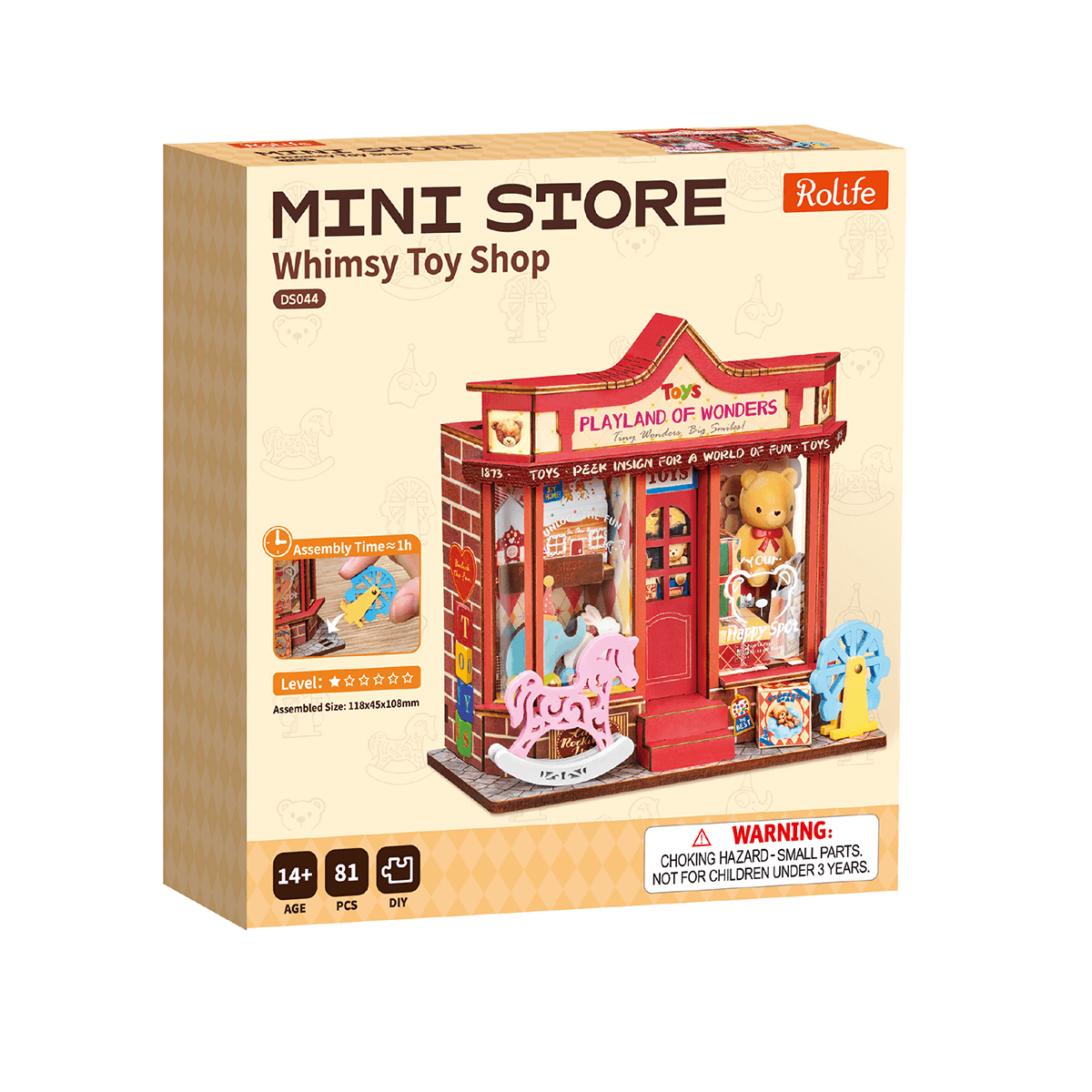 Rolife Whimsy Spielzeugladen DIY Miniaturhaus DS044