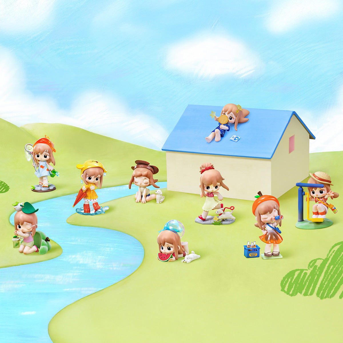 Rolife Yozco Mood Diary Surprise Figure Dolls RAXX