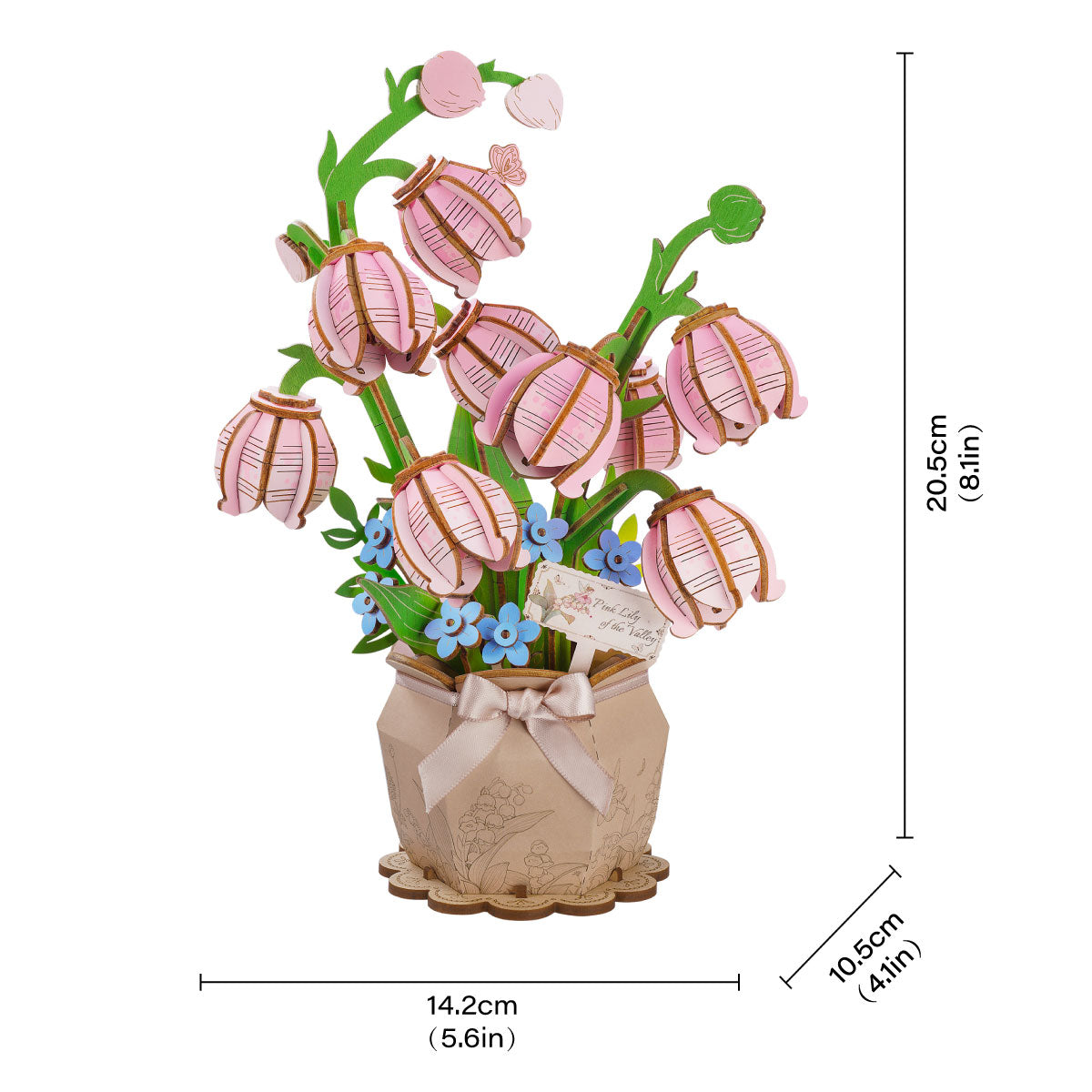 Pink Lily of the Valley alternate main product image 2 for SKU TF003