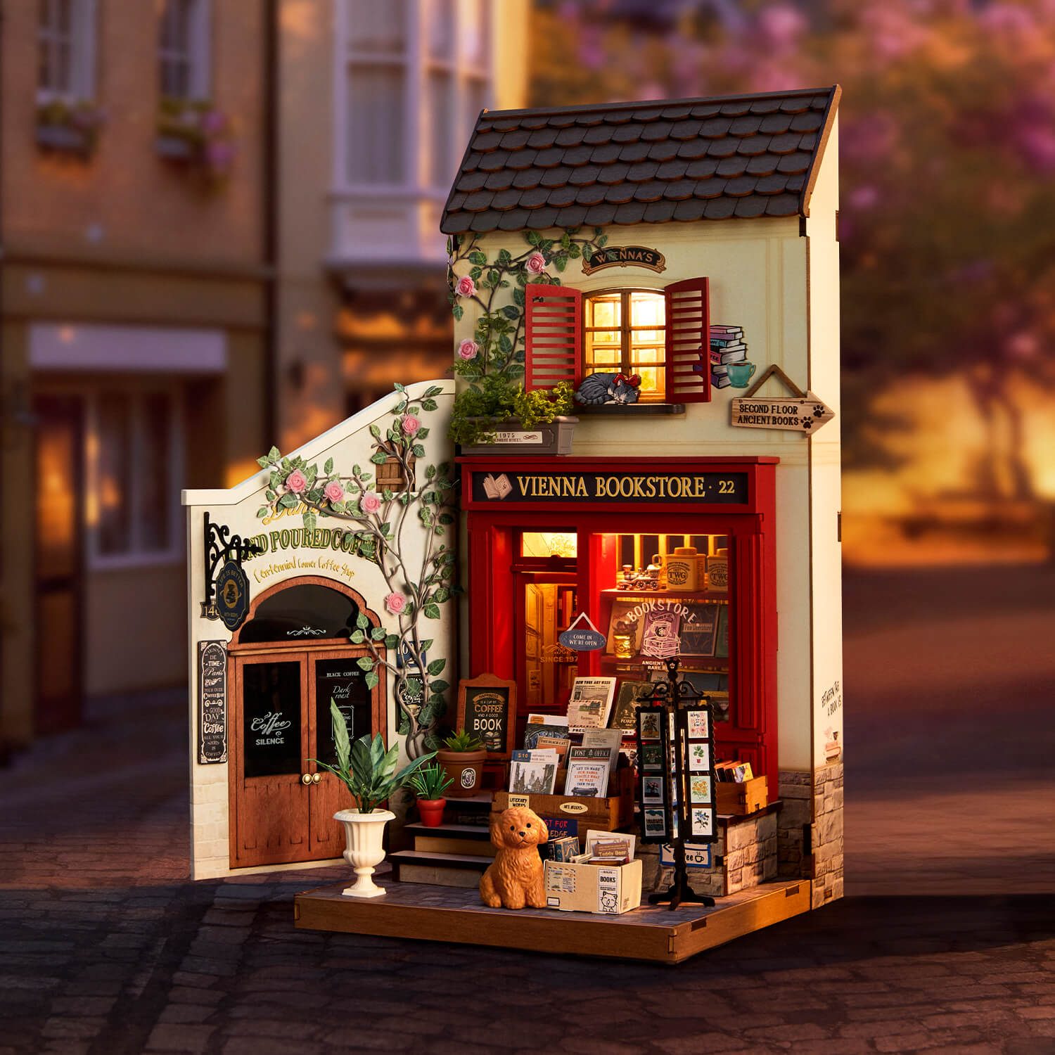 Librairie Rolife Vienne Maison Miniature à Faire Soi-même DG183