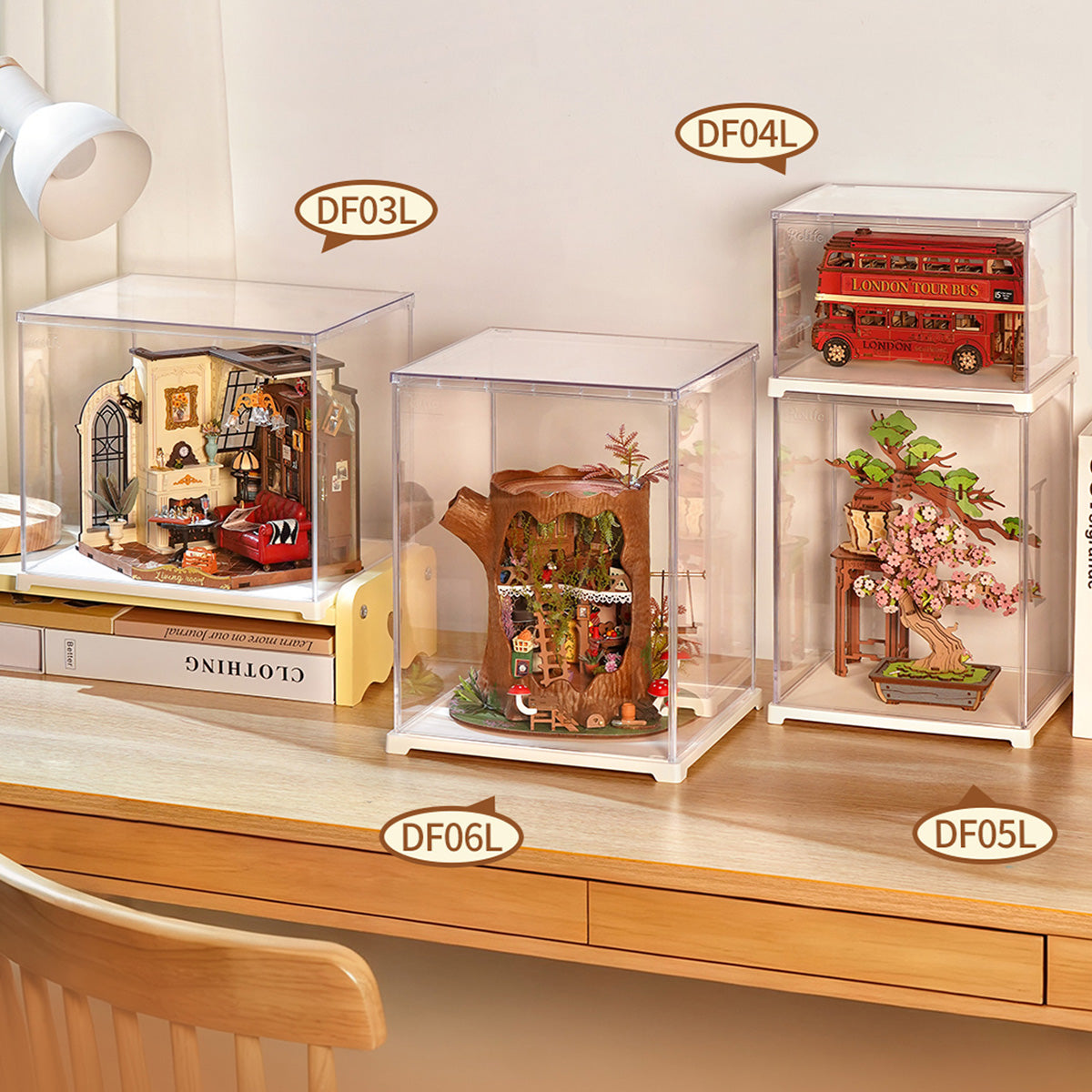 Rolife Acryl Beschermhoes Portretformaat L DF06L