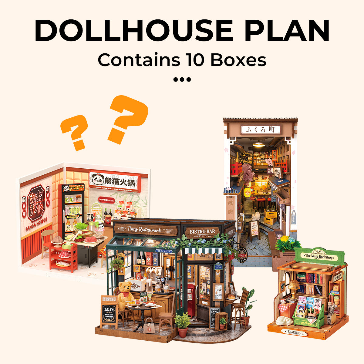 Robotime Subscription Box - Dollhouse Plan