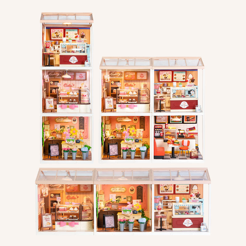 Rolife Flavorful Ice Cream DIY Miniature House DW018B | Robotime