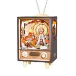 Rolife, Sunset Carnival, AMT01, 3D wooden music box puzzle, front view