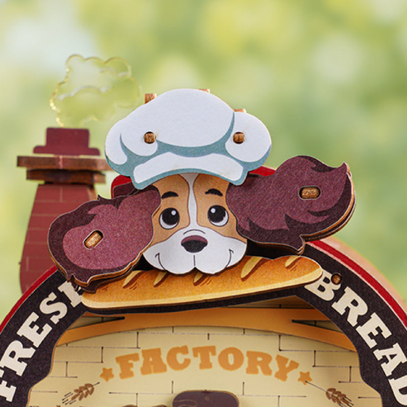 ROKR Dream Bread Factory Master Baker puppy character