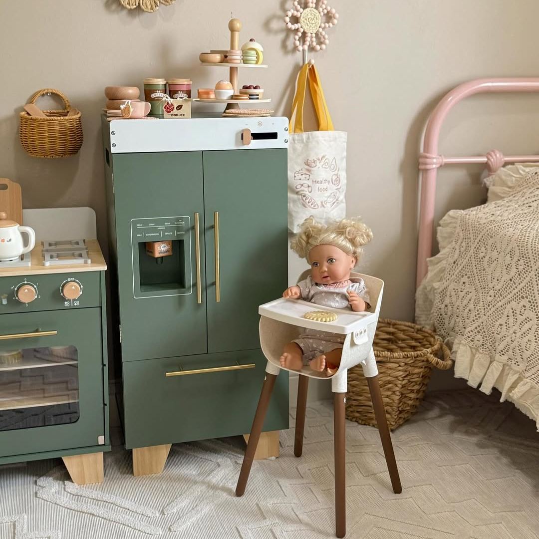 ROBUD Wooden Kids Kitchen Playset Series -  Vintage Green	