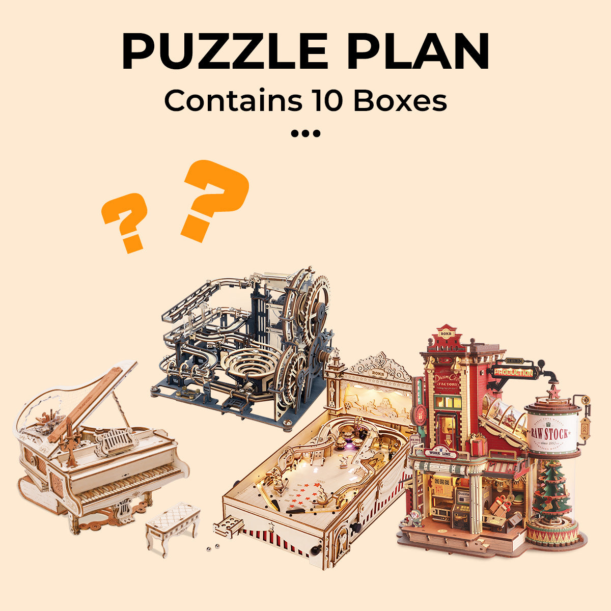 Robotime Subscription Box - Puzzle Plan