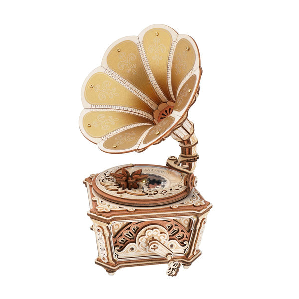 ROKR Diva Gramophone Music Box Wooden 3D Puzzle AMK82 | Robotime
