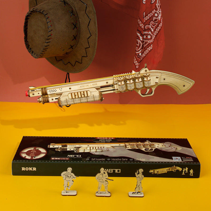 ROKR Terminator M870 Justice Guard Gun LQ501 | Robotime Online