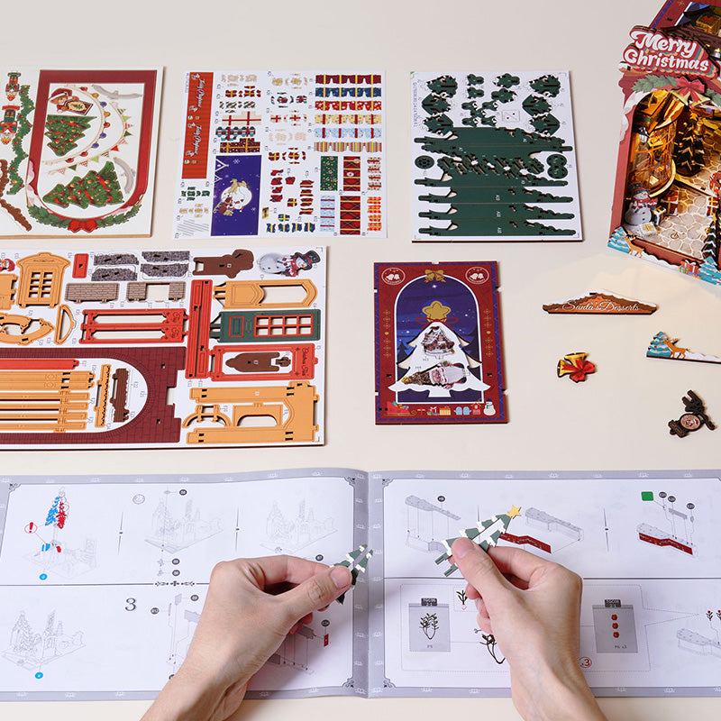 Rolife Christmas Street DIY Book Nook TGC06 | Robotime