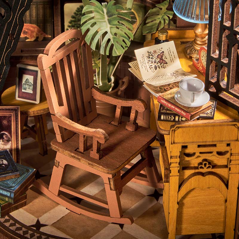 Rolife Silent Corner Study DIY Book Nook TGE02 | Robotime